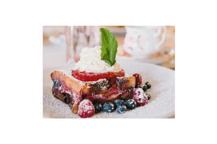 Berry French Toast | Brunch Menu | Mad Hatter Restaurant and Tea House